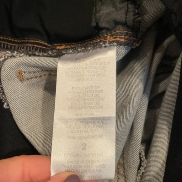 Wit & Wisdom Grey Skinny Denim Jeans - Size 2 - Picture 8 of 12